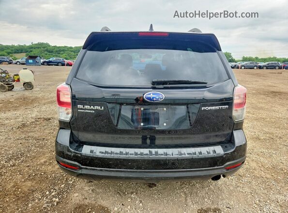 JF2SJAJC2JH554407 2018 SUBARU FORESTER Black უკანა ხედი
