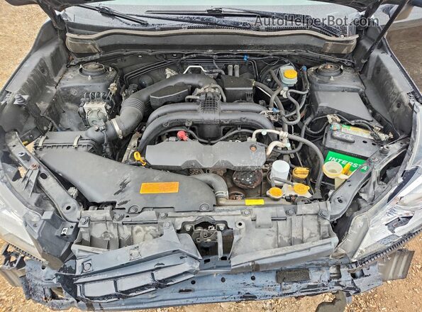 JF2SJAJC2JH554407 2018 SUBARU FORESTER Black ძრავის განყოფილების ხედი