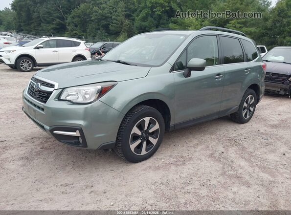JF2SJAJC6HH535756 2017 SUBARU FORESTER Green Vista tres cuartos delantera izquierda