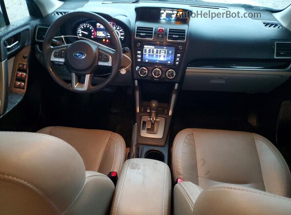 JF2SJAJC6HH806041 2017 SUBARU FORESTER Silver Առջևի վահանակի տեսք