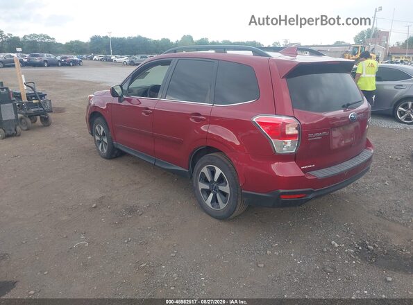 JF2SJAJC7HH589826 2017 SUBARU FORESTER Red Задня ліва чверть