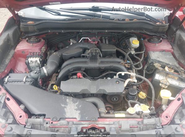 JF2SJAJC7HH589826 2017 SUBARU FORESTER Red Вид ззаду