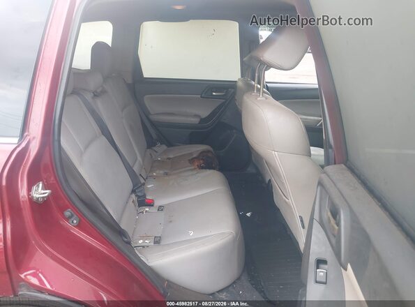 JF2SJAJC7HH589826 2017 SUBARU FORESTER Red Вид наклейки з VIN-кодом
