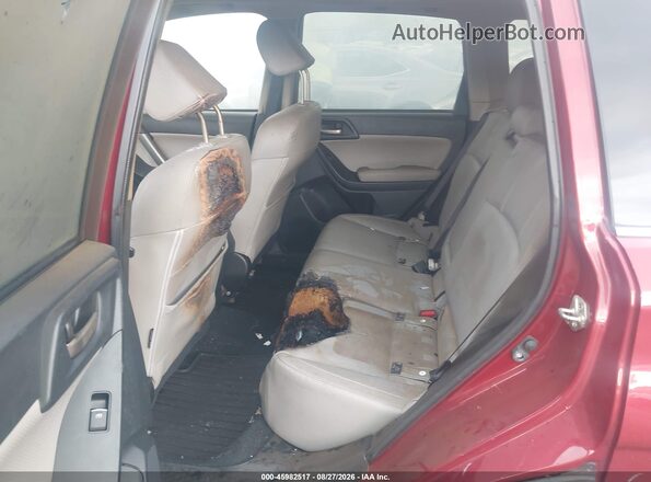 JF2SJAJC7HH589826 2017 SUBARU FORESTER Red Вид спереду