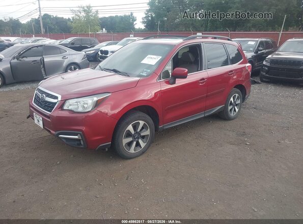 JF2SJAJC7HH589826 2017 SUBARU FORESTER Red Передня ліва чверть
