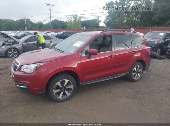 JF2SJAJC7HH589826 2017 SUBARU FORESTER Red Вид щитка приладів