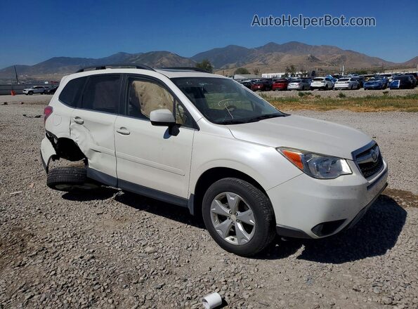 JF2SJAKC3GH525635 2016 SUBARU FORESTER White Przód prawy