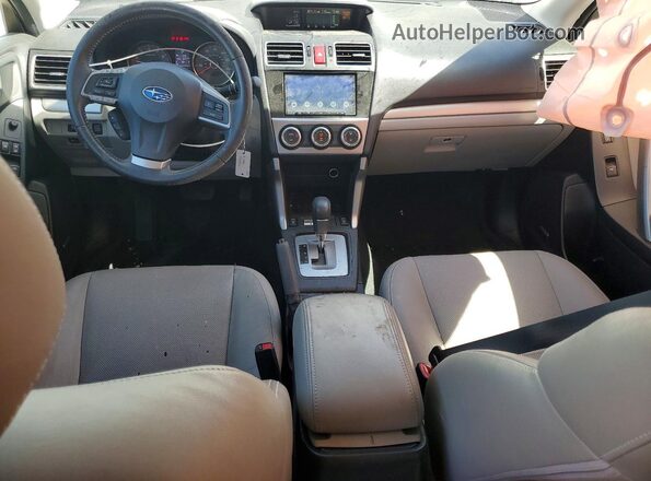 JF2SJAKC3GH525635 2016 SUBARU FORESTER White Widok deski rozdzielczej