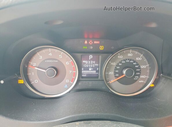 JF2SJAKC4GH535221 2016 SUBARU FORESTER Silver Instrument cluster view