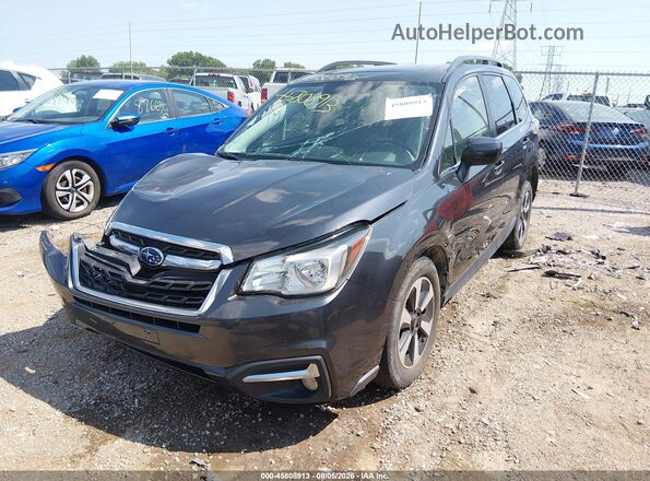 JF2SJALC6JH450662 2018 SUBARU FORESTER Gray Передня ліва чверть