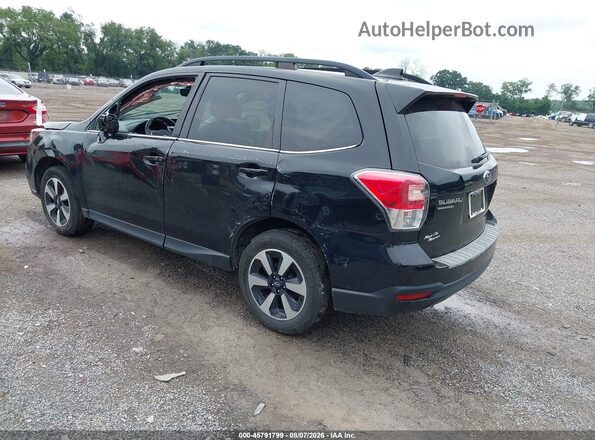 JF2SJALC7JH448029 2018 SUBARU FORESTER Black Tył lewy