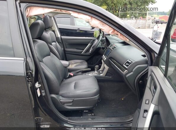 JF2SJALC7JH448029 2018 SUBARU FORESTER Black Widok wnętrza z przodu