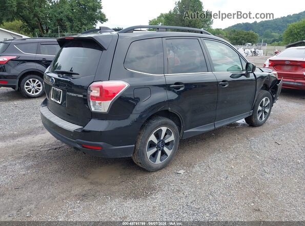 JF2SJALC7JH448029 2018 SUBARU FORESTER Black Tył prawy