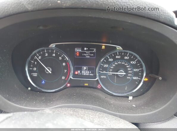 JF2SJALC7JH448029 2018 SUBARU FORESTER Black Widok tylnych siedzeń
