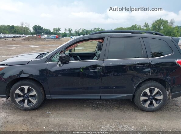 JF2SJALC7JH448029 2018 SUBARU FORESTER Black Widok z przodu