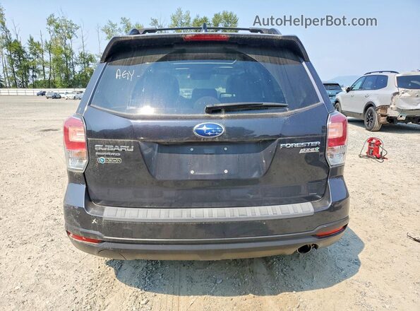 JF2SJALC8HH484449 2017 SUBARU FORESTER Черный Вид сзади