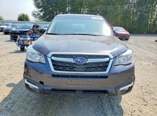 JF2SJALC8HH484449 2017 SUBARU FORESTER Черный Вид спереди