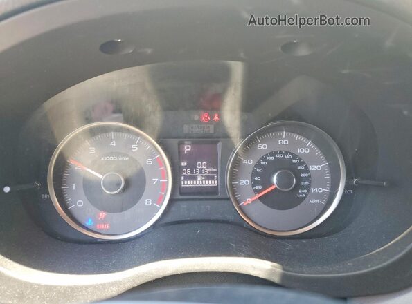 JF2SJARC0GH424218 2016 SUBARU FORESTER White Instrument cluster view