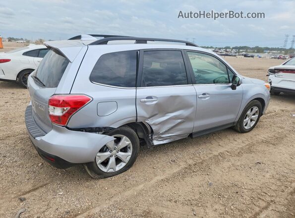 JF2SJARC0GH499078 2016 SUBARU FORESTER Серебряный Задняя правая четверть
