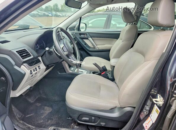 JF2SJARC0HH435513 2017 SUBARU FORESTER Gray Սալոնի դիմացի տեսք