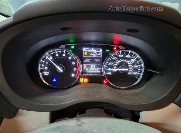 JF2SJARC0HH529830 2017 SUBARU FORESTER Charcoal Widok zestawu wskaźników