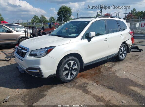 JF2SJARC0JH404557 2018 SUBARU FORESTER White Передня ліва чверть