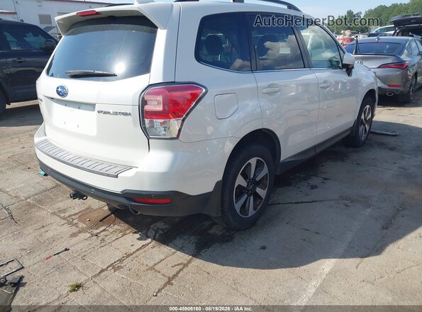 JF2SJARC0JH404557 2018 SUBARU FORESTER White Задня права чверть