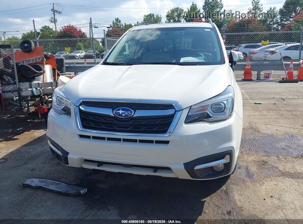 JF2SJARC0JH404557 2018 SUBARU FORESTER White Вид щитка приладів