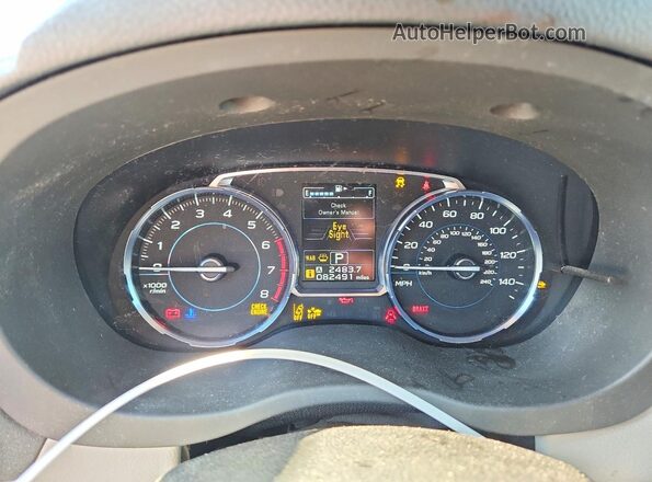 JF2SJARC1JH421173 2018 SUBARU FORESTER Gray Vista del cuadro de instrumentos