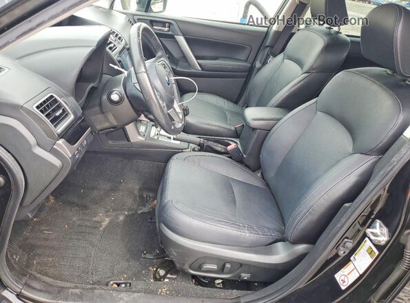 JF2SJARC1JH443979 2018 SUBARU FORESTER Черный Вид салона спереди