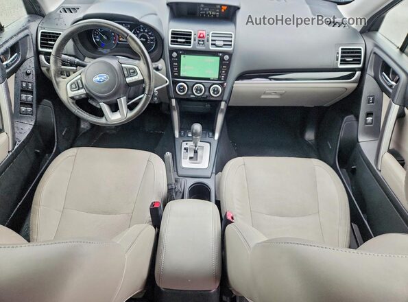 JF2SJARC1JH570814 2018 SUBARU FORESTER Blue Vista del salpicadero