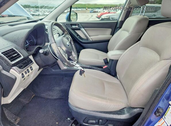 JF2SJARC1JH570814 2018 SUBARU FORESTER Blue Vista interior delantera