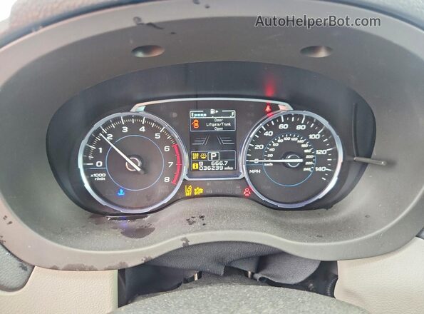 JF2SJARC1JH570814 2018 SUBARU FORESTER Blue Vista del cuadro de instrumentos