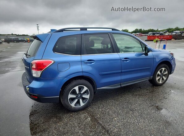 JF2SJARC1JH570814 2018 SUBARU FORESTER Blue Trasero derecho