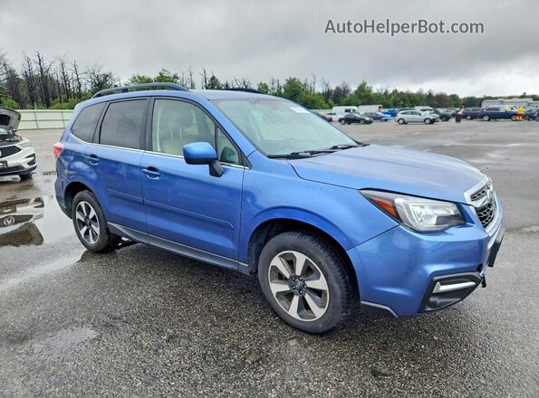 JF2SJARC1JH570814 2018 SUBARU FORESTER Blue Delantero derecho