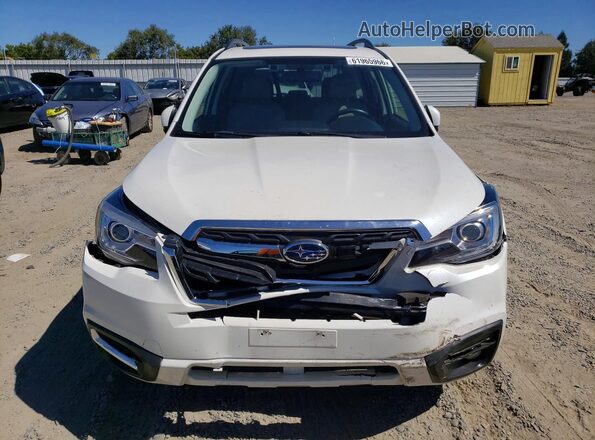 JF2SJARC2JH583121 2018 SUBARU FORESTER Белый Вид спереди