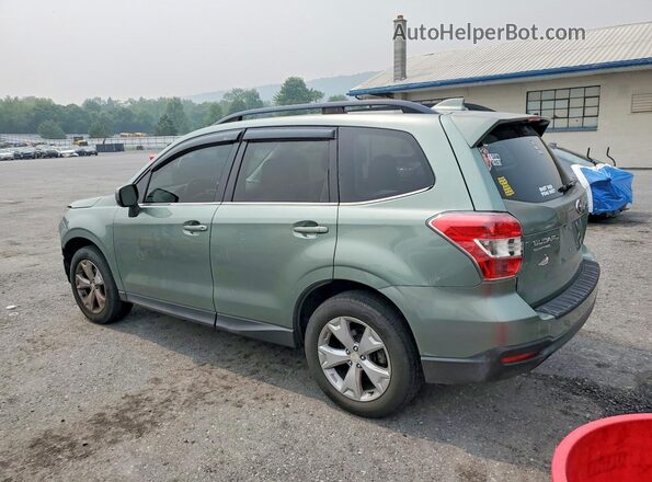 JF2SJARC3GH409812 2016 SUBARU FORESTER Green Задня ліва чверть