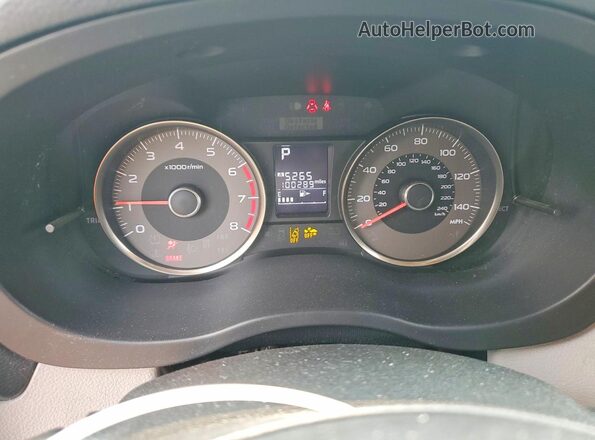 JF2SJARC3GH409812 2016 SUBARU FORESTER Green Вид щитка приладів