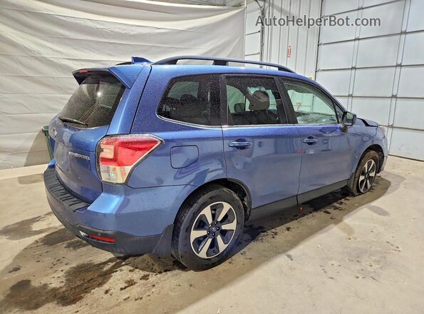 JF2SJARC3JH452778 2018 SUBARU FORESTER Синий Задняя правая четверть