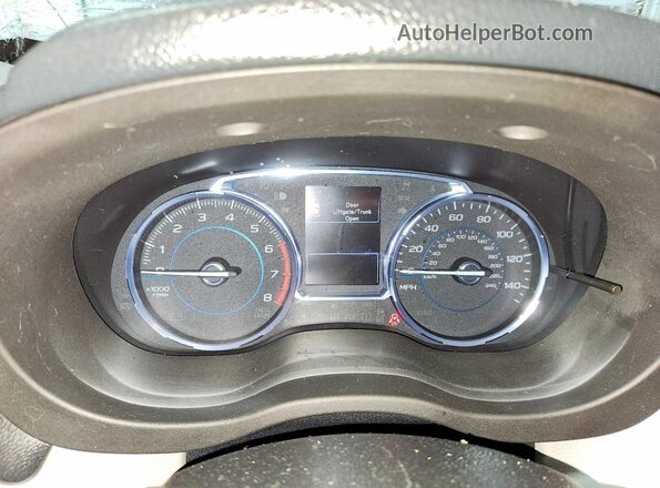 JF2SJARC3JH452778 2018 SUBARU FORESTER Синий Вид щитка приборов