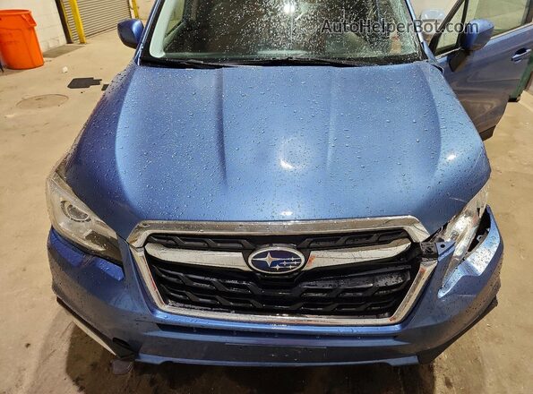 JF2SJARC3JH452778 2018 SUBARU FORESTER Синий Вид задней части салона