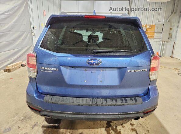 JF2SJARC3JH452778 2018 SUBARU FORESTER Синий Вид сзади
