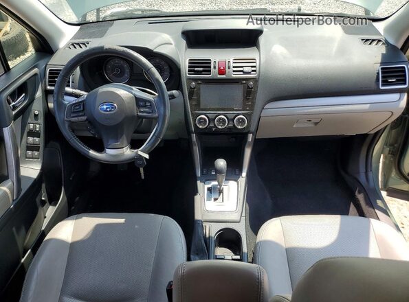 JF2SJARC4GH530963 2016 SUBARU FORESTER Green Առջևի վահանակի տեսք