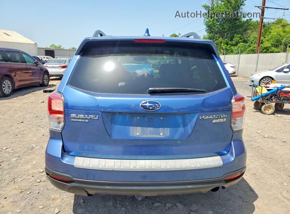 JF2SJARC4HH801408 2017 SUBARU FORESTER Blue Rear view