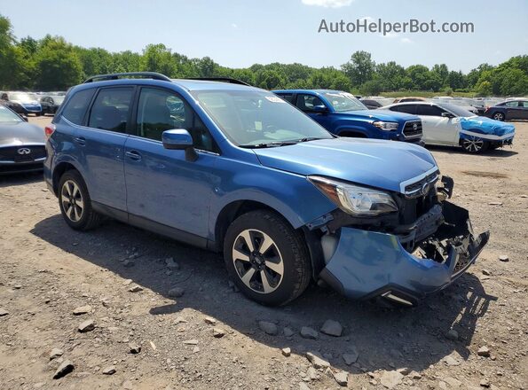 JF2SJARC4HH801408 2017 SUBARU FORESTER Blue Front right
