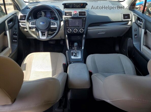JF2SJARC4HH801408 2017 SUBARU FORESTER Blue Dashboard view