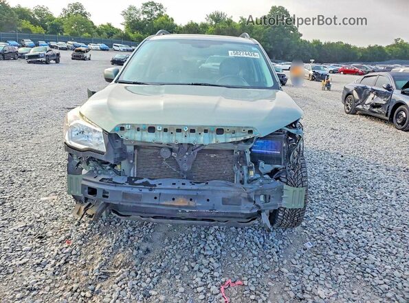 JF2SJARC5GH500676 2016 SUBARU FORESTER Green წინა ხედი