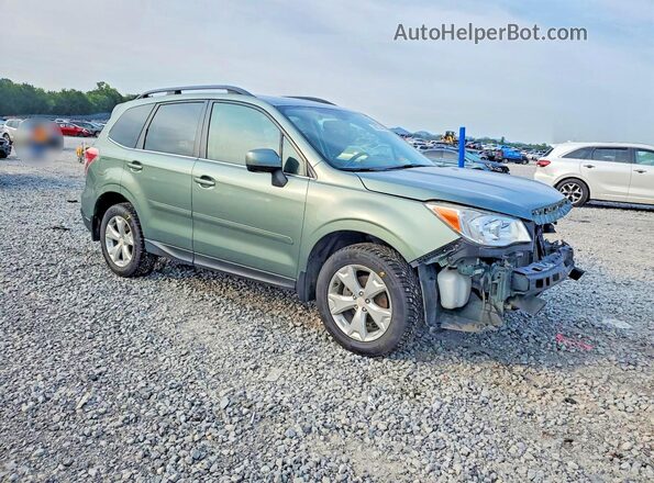 JF2SJARC5GH500676 2016 SUBARU FORESTER Green წინა მარჯვენა