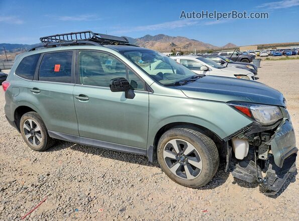 JF2SJARC5HH585052 2017 SUBARU FORESTER Green Przód prawy