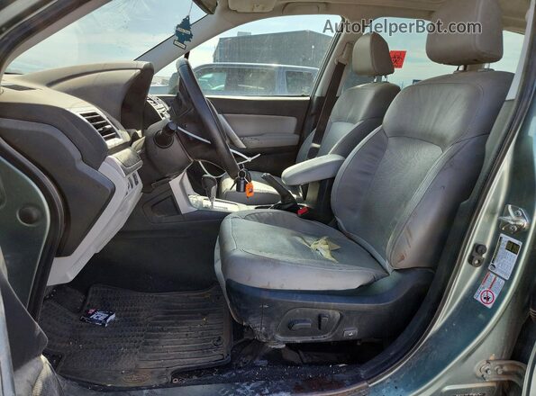 JF2SJARC5HH585052 2017 SUBARU FORESTER Green Widok wnętrza z przodu